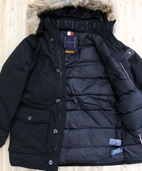 TOMMY HILFIGER（トミーヒルフィガー）の「ロッキー ダウン パーカー Men's Rockie Down Parka（ダウンジャケット/コート・メンズ・ブラック・S/M/L）」の7枚目の写真