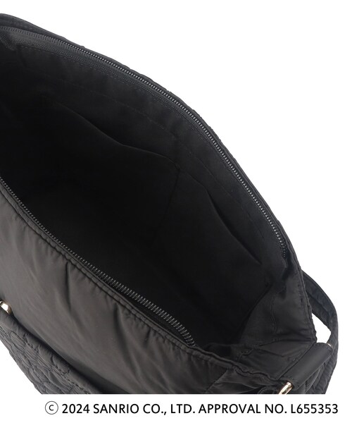 ITS'DEMO（イッツデモ）の「◆【ハローキティコラボ】ロゴキルト舟型ショルダー（ショルダーバッグ・レディース・ブラック/アイボリー/ピンク系・00）」の21枚目の写真