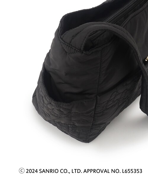 ITS'DEMO（イッツデモ）の「◆【ハローキティコラボ】ロゴキルト舟型ショルダー（ショルダーバッグ・レディース・ブラック/アイボリー/ピンク系・00）」の22枚目の写真