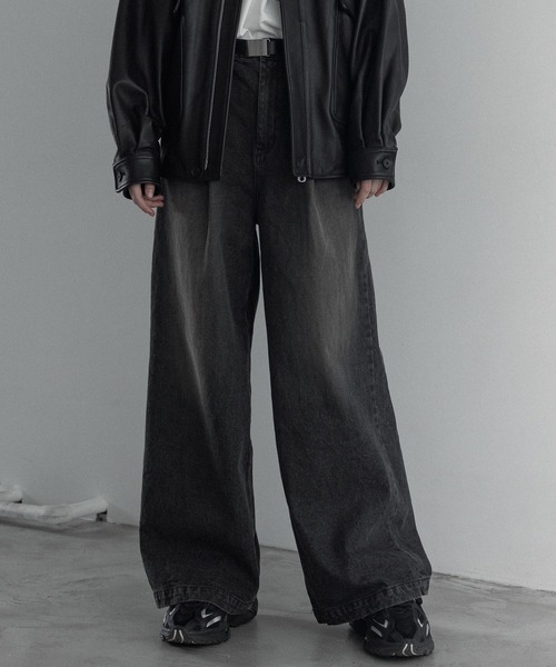 13.5oz】loose vintage semi wide denim PT / ルーズ