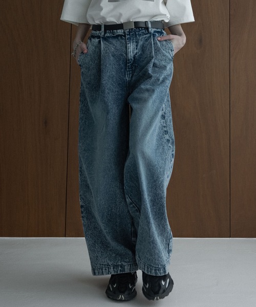 remer(リメール)の「【13.5oz】loose vintage buggy denim PT / ルーズヴィンテージバギーデニムパンツ(デニムパンツ・メンズ・ブラック系その他/サックスブルー/ブラック/インディゴブルー/ブルー系その他・LARGE/MEDIUM/SMALL/X-SMALL)」の13枚目の写真