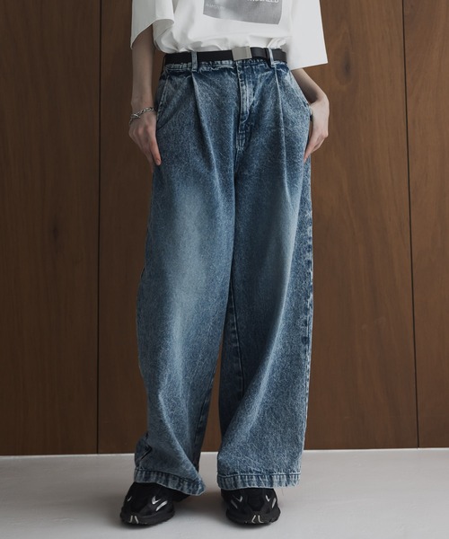 remer（リメール）の「【13.5oz】loose vintage buggy denim PT