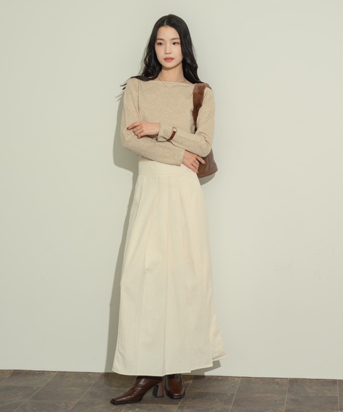 レイヤードプリーツスカート（スカート）｜NEUNA（ヌナ）
