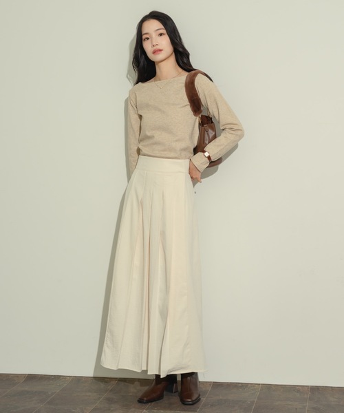 レイヤードプリーツスカート（スカート）｜NEUNA（ヌナ）