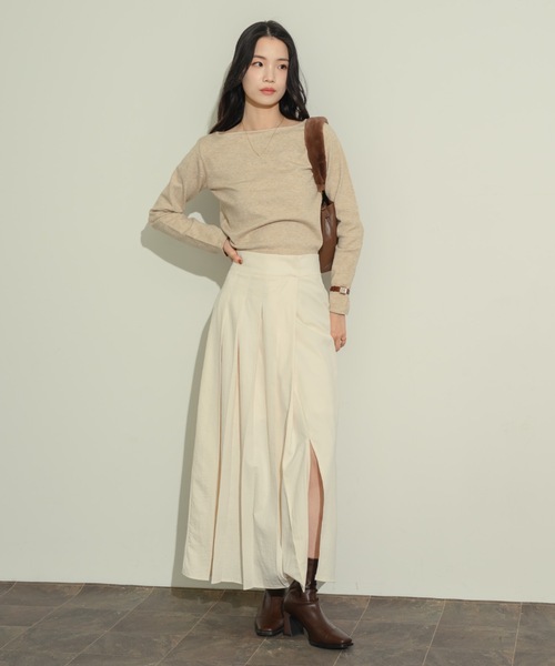 レイヤードプリーツスカート（スカート）｜NEUNA（ヌナ）