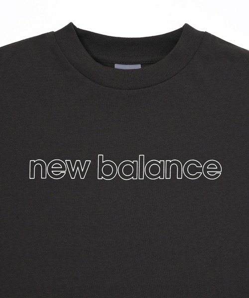 NEW BALANCE（ニューバランス）の「NB DRY リニアロゴショートスリーブTシャツ コットンライク（Tシャツ/カットソー・キッズ・オフホワイト/ブラック/カーキブラウン/オレンジ・160/150/140/130）」の9枚目の写真