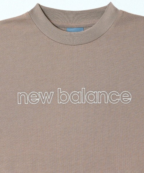 NEW BALANCE（ニューバランス）の「NB DRY リニアロゴショートスリーブTシャツ コットンライク（Tシャツ/カットソー・キッズ・オフホワイト/ブラック/カーキブラウン/オレンジ・160/150/140/130）」の12枚目の写真