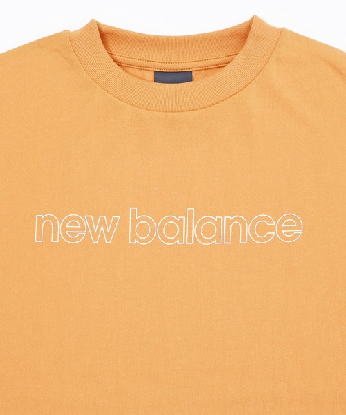 NEW BALANCE（ニューバランス）の「NB DRY リニアロゴショートスリーブTシャツ コットンライク（Tシャツ/カットソー・キッズ・オフホワイト/ブラック/カーキブラウン/オレンジ・160/150/140/130）」の15枚目の写真