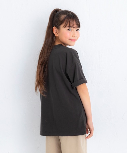 NEW BALANCE（ニューバランス）の「NB DRY リニアロゴショートスリーブTシャツ コットンライク（Tシャツ/カットソー・キッズ・オフホワイト/ブラック/カーキブラウン/オレンジ・160/150/140/130）」の19枚目の写真