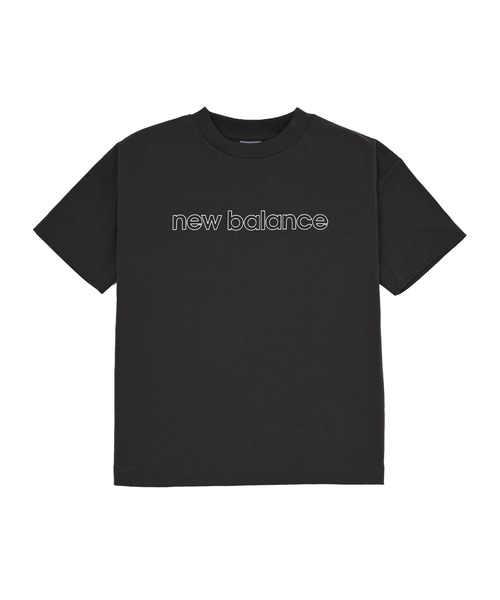 NEW BALANCE（ニューバランス）の「NB DRY リニアロゴショートスリーブTシャツ コットンライク（Tシャツ/カットソー・キッズ・オフホワイト/ブラック/カーキブラウン/オレンジ・160/150/140/130）」の21枚目の写真