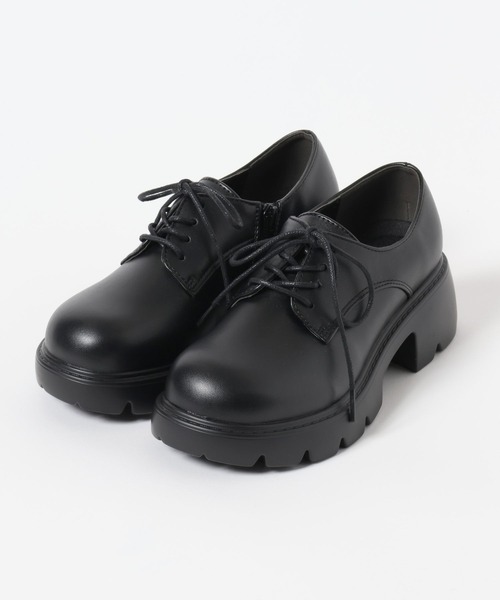 GLOBAL WORK（グローバルワーク）の「インソール付きPUシューズ/282072（ドレスシューズ・キッズ・ブラック・22cm/23cm/24cm）」の2枚目の写真