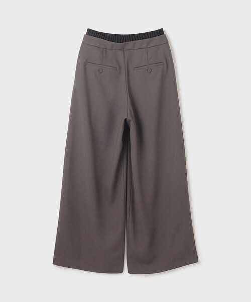 GRANCY】Button Layered Design Nylon Pants / ボタンレイヤード