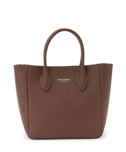 DRESSTERIOR(ドレステリア)の「【日本製】シュリンクレザーミニトート(トートバッグ・レディース・ブルー/ブラウン系その他/ブラック/イエロー/ベージュ・00)」の1枚目の写真