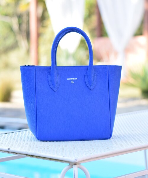 DRESSTERIOR(ドレステリア)の「【日本製】シュリンクレザーミニトート(トートバッグ・レディース・ブルー/ブラウン系その他/ブラック/イエロー/ベージュ・00)」の4枚目の写真