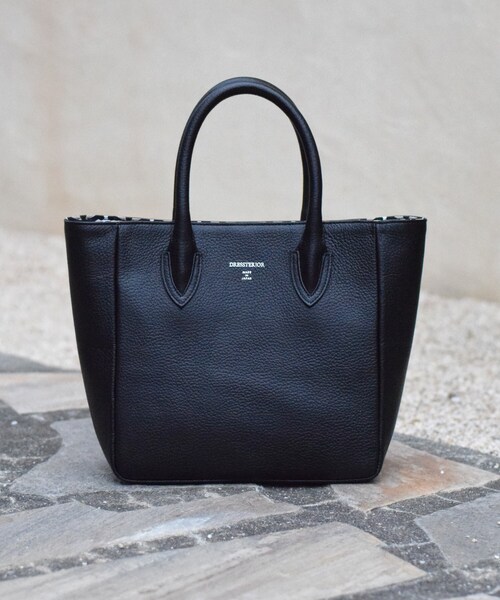 DRESSTERIOR(ドレステリア)の「【日本製】シュリンクレザーミニトート(トートバッグ・レディース・ブルー/ブラウン系その他/ブラック/イエロー/ベージュ・00)」の14枚目の写真