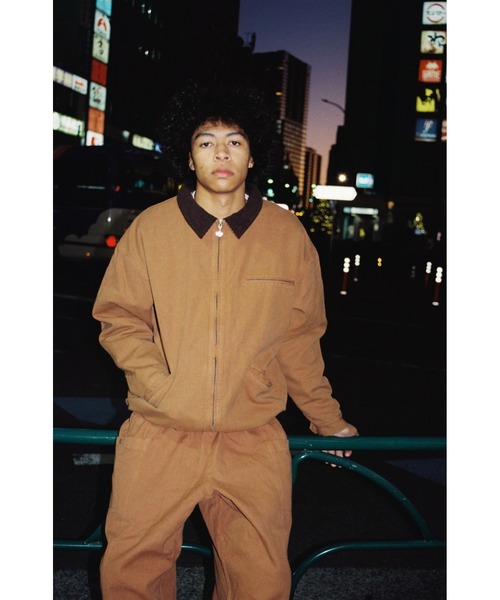 KEBOZ（ケボズ）の「DUCK WORK JACKET（カバーオール・メンズ・ブラウン/ブラック・M/L/XL）」の7枚目の写真