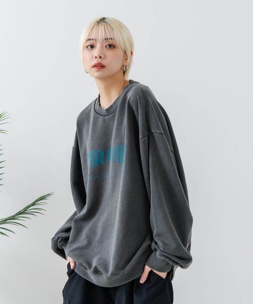 THRASHER(スラッシャー)の「【THRASHER/スラッシャー】ヘビーウェイト ピグメント マガジンロゴ クルーネック スウェット LOGO PIGMENT SWEAT(スウェット・メンズ・その他2/その他1/その他・LARGE/MEDIUM)」の18枚目の写真