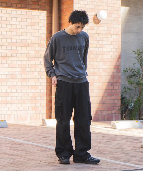 THRASHER(スラッシャー)の「【THRASHER/スラッシャー】ヘビーウェイト ピグメント マガジンロゴ クルーネック スウェット LOGO PIGMENT SWEAT(スウェット・メンズ・その他2/その他1/その他・LARGE/MEDIUM)」の14枚目の写真