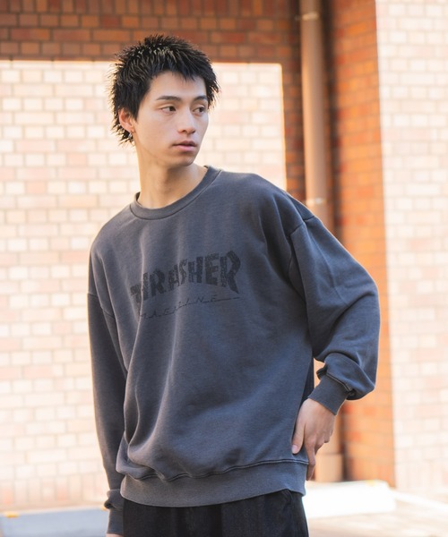 THRASHER(スラッシャー)の「【THRASHER/スラッシャー】ヘビーウェイト ピグメント マガジンロゴ クルーネック スウェット LOGO PIGMENT SWEAT(スウェット・メンズ・その他2/その他1/その他・LARGE/MEDIUM)」の9枚目の写真