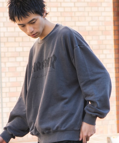 THRASHER(スラッシャー)の「【THRASHER/スラッシャー】ヘビーウェイト ピグメント マガジンロゴ クルーネック スウェット LOGO PIGMENT SWEAT(スウェット・メンズ・その他2/その他1/その他・LARGE/MEDIUM)」の8枚目の写真