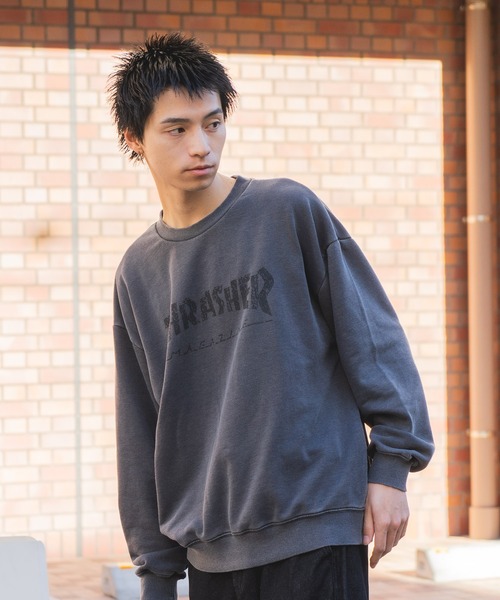 THRASHER(スラッシャー)の「【THRASHER/スラッシャー】ヘビーウェイト ピグメント マガジンロゴ クルーネック スウェット LOGO PIGMENT SWEAT(スウェット・メンズ・その他2/その他1/その他・LARGE/MEDIUM)」の7枚目の写真