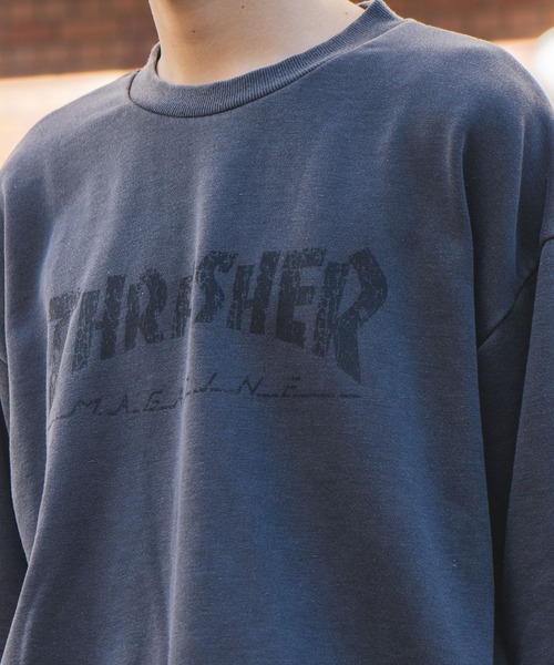 THRASHER(スラッシャー)の「【THRASHER/スラッシャー】ヘビーウェイト ピグメント マガジンロゴ クルーネック スウェット LOGO PIGMENT SWEAT(スウェット・メンズ・その他2/その他1/その他・LARGE/MEDIUM)」の5枚目の写真