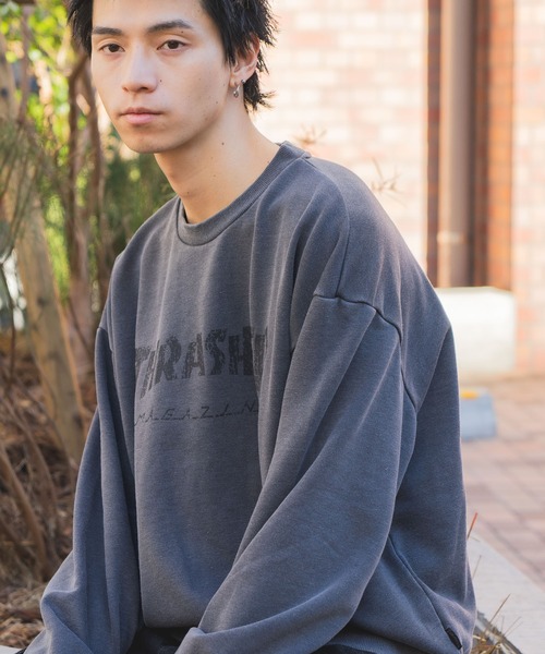 THRASHER(スラッシャー)の「【THRASHER/スラッシャー】ヘビーウェイト ピグメント マガジンロゴ クルーネック スウェット LOGO PIGMENT SWEAT(スウェット・メンズ・その他2/その他1/その他・LARGE/MEDIUM)」の4枚目の写真