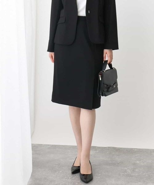 [セットアップ対応]ストレッチラップ風スカート/洗える（スカート）｜OFUON（オフオン） 8,800円