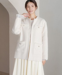 <2025ceremony>セレモニー華やかツイードジャケット/202417