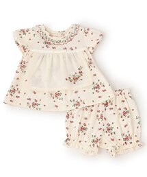 【オーガニック】野イチゴベビースーツ