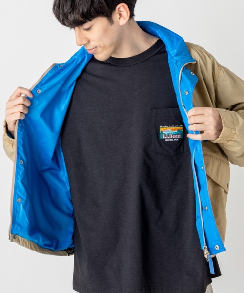 L.L.Bean（エルエルビーン）の「【JAPAN EDITION】ビーンズ・ウィンディ・リッジ・ジャケット（ナイロンジャケット・メンズ・ブラック系/ネイビー/ストーン/タン・SMALL/MEDIUM/LARGE）」の10枚目の写真