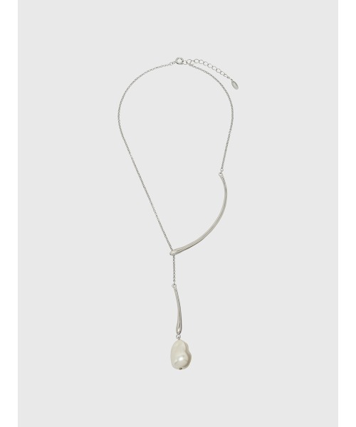 EIMY ISTOIRE（エイミーイストワール）の「パールドロップネックレス（ネックレス・レディース・シルバー・F）」の2枚目の写真