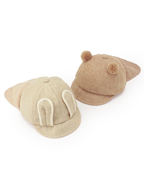 petit main(プティマイン)の「耳付きキャップ(その他ベビー用品・キッズ・ベージュ/アイボリー・48cm/46cm)」の12枚目の写真