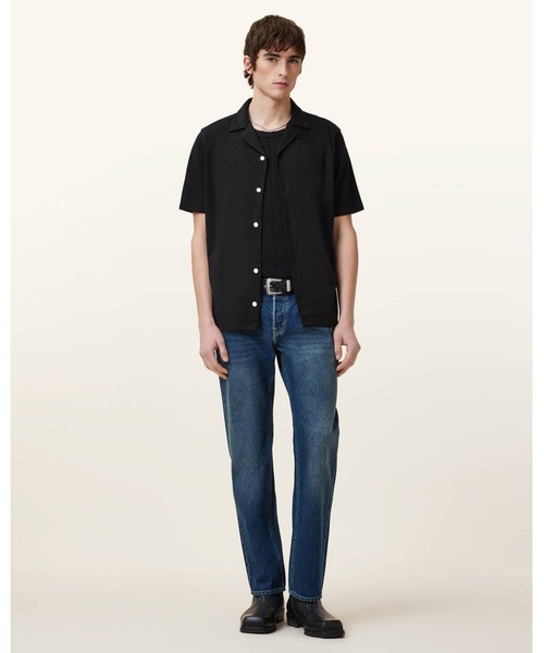 ALLSAINTS(オールセインツ)の「HUDSON RELAXED FIT RAMSKULL SHIRT | HUDSON リラックス フィット ラムスカル シャツ(シャツ/ブラウス・メンズ・ブラック・L/XS/S/M/XL)」の3枚目の写真