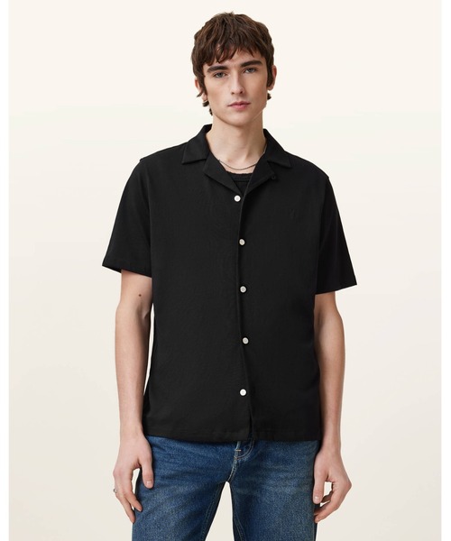 ALLSAINTS(オールセインツ)の「HUDSON RELAXED FIT RAMSKULL SHIRT | HUDSON リラックス フィット ラムスカル シャツ(シャツ/ブラウス・メンズ・ブラック・L/XS/S/M/XL)」の14枚目の写真