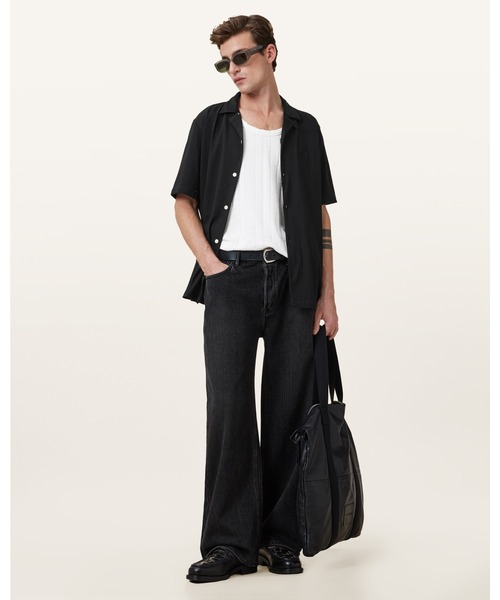 ALLSAINTS(オールセインツ)の「HUDSON RELAXED FIT RAMSKULL SHIRT | HUDSON リラックス フィット ラムスカル シャツ(シャツ/ブラウス・メンズ・ブラック・L/XS/S/M/XL)」の8枚目の写真
