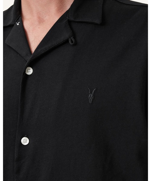 ALLSAINTS(オールセインツ)の「HUDSON RELAXED FIT RAMSKULL SHIRT | HUDSON リラックス フィット ラムスカル シャツ(シャツ/ブラウス・メンズ・ブラック・L/XS/S/M/XL)」の9枚目の写真