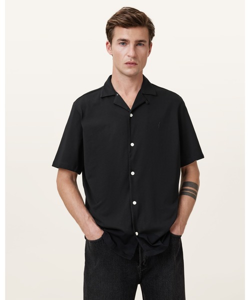 ALLSAINTS(オールセインツ)の「HUDSON RELAXED FIT RAMSKULL SHIRT | HUDSON リラックス フィット ラムスカル シャツ(シャツ/ブラウス・メンズ・ブラック・L/XS/S/M/XL)」の10枚目の写真