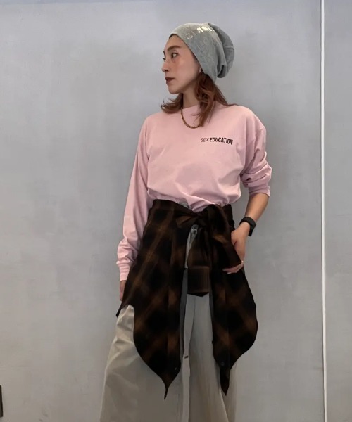 UMBRO(アンブロ)の「(UMBRO×ROSEBUD)LOGO BEANIE(ニットキャップ/ビーニー・レディース・グレー/ブラック/ライトグリーン・ONE SIZE)」の13枚目の写真