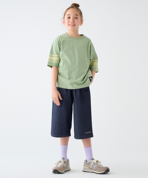 KRIFF MAYER Kid's Collection(クリフメイヤーキッズコレクション)の「ハイメッシュデニムハーフパンツ(デニムパンツ・キッズ・ダークブルー/ライトブルー・120/130/140/150/160/170)」の6枚目の写真