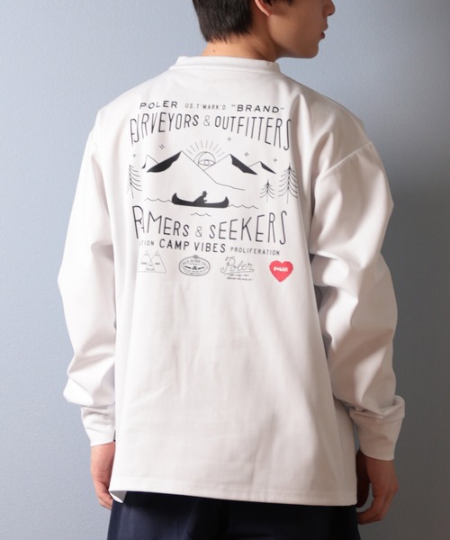 【tk】POLER/ポーラー ロンT 水陸両用 セール】【ムラサキスポーツ限定】POLER/ポーラー 長袖Tシャツ