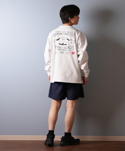 【tk】POLER/ポーラー ロンT 水陸両用 セール】【ムラサキスポーツ限定】POLER/ポーラー 長袖Tシャツ
