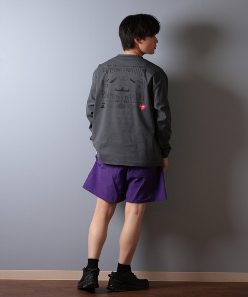 【tk】POLER/ポーラー ロンT 水陸両用 セール】【ムラサキスポーツ限定】POLER/ポーラー 長袖Tシャツ