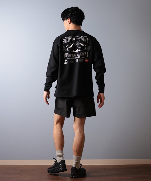 【tk】POLER/ポーラー ロンT 水陸両用 セール】【ムラサキスポーツ限定】POLER/ポーラー 長袖Tシャツ