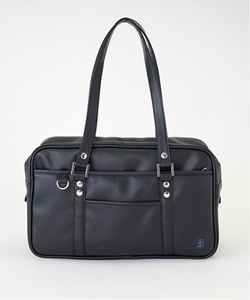 Amazon | [ポンポネット ジュニア] 14L 横型スクールバッグ 黒 F
