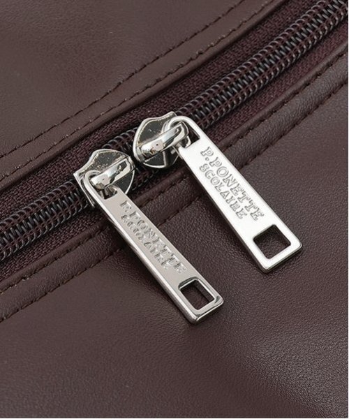 Amazon | [ポンポネット ジュニア] 14L 横型スクールバッグ 黒 F