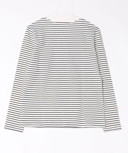 aimoha(アイモハ)の「ボーダー長袖Tシャツ(Tシャツ/カットソー・レディース・ホワイト・FREE)」の2枚目の写真
