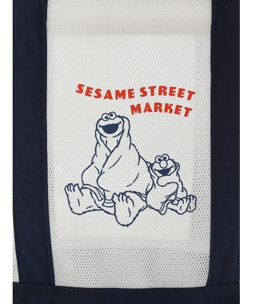 SESAME STREET(セサミストリート)の「メッシュバッグ(トートバッグ・レディース・ブラック/ネイビー・FREE)」の5枚目の写真