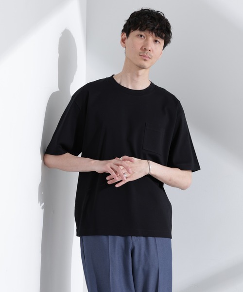 NANO universe(ナノユニバース)の「アンチスメル BIGTシャツ 半袖(Tシャツ/カットソー・メンズ・グレー/ブルーグリーン/ブラック/ホワイト・L/M/S)」の14枚目の写真