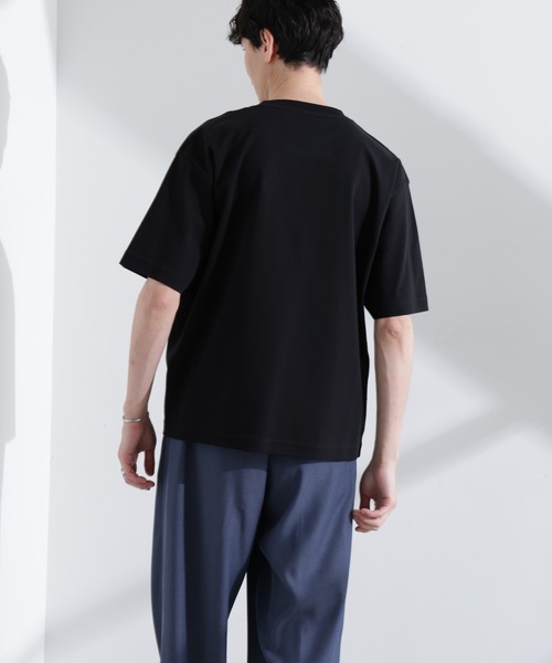 NANO universe(ナノユニバース)の「アンチスメル BIGTシャツ 半袖(Tシャツ/カットソー・メンズ・グレー/ブルーグリーン/ブラック/ホワイト・L/M/S)」の16枚目の写真